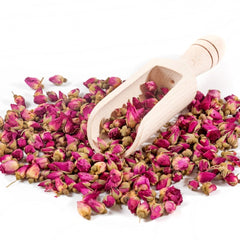 Dried Pinky Rose Damascena buds - Edible & Premium Quality