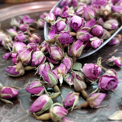 Dried Pinky Rose Damascena buds - Edible & Premium Quality