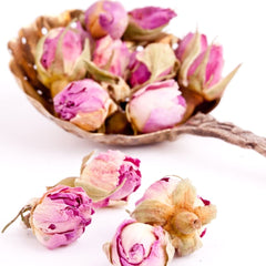 Dried Pinky Rose Damascena buds - Edible & Premium Quality